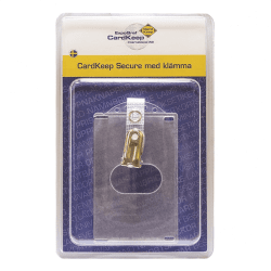 CardKeep Secure med Klämma - Vertikal