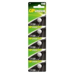 GP Batteri CR1220 5-PACK