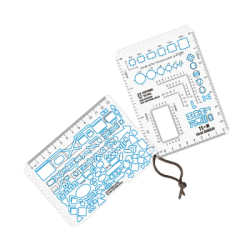 M-Tac Ecopybook Tactical Set of Rulers TS+-M Nato