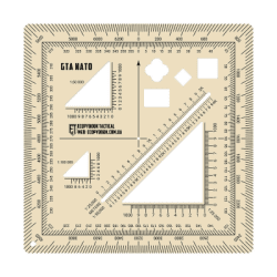 M-Tac Ecopybook Tactical Ruler GTA Nato Blue Border