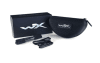 WileyX AFFINITY Grey Silver Flash Gloss Black Frame