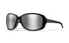 WileyX AFFINITY Grey Silver Flash Gloss Black Frame