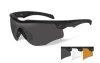WileyX Rogue Comm Grey/Clear/Rust Matte Black Frame