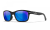 WileyX HELIX CAPTIVATE Polarized Blue Mirror Lenses Matte Black Frame