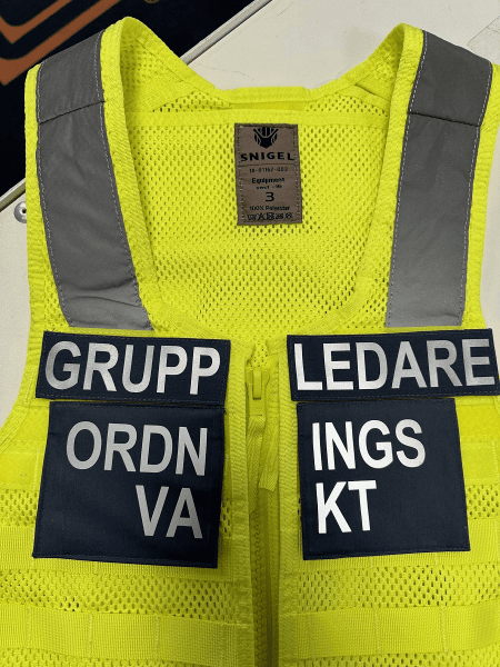 Zoom bild av Gruppledare Patch Kit med Kardborre