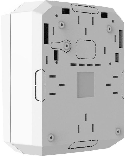 Zoom bild av AJAX MultiTransmitter (8EU) ASP white | Module for connecting wired alarm to Ajax and managing security via the app - baksida vi