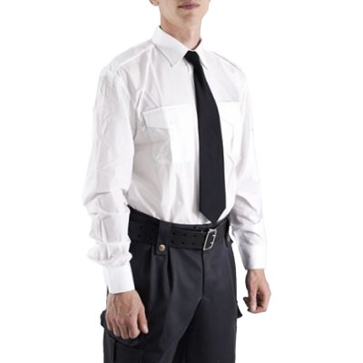 Robust Uniformsskjorta - Lång Ärm