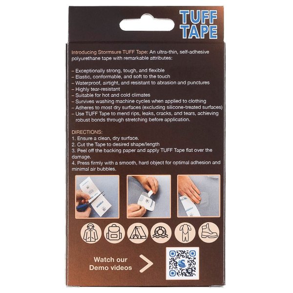 Zoom bild av Stormsure Tuff Tape Reparationstejp 1 m
