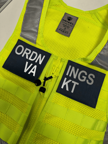 Zoom bild av Patch Kit Ordningsvakt med Kardborre