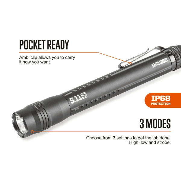 Zoom bild av 5.11 Tactical RAPID PL 2AA Ficklampa 280 lm