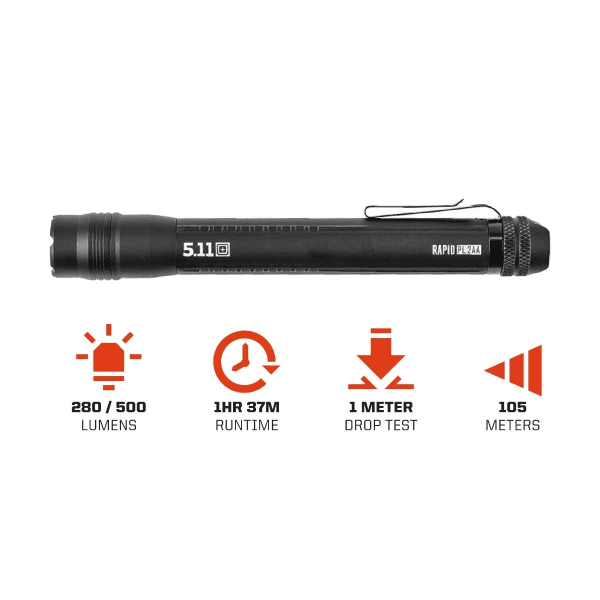Zoom bild av 5.11 Tactical RAPID PL 2AA Ficklampa 280 lm