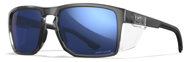 Zoom bild av WileyX Founder Captivate Polarized Blue Mirror / Gloss Crystal Grey