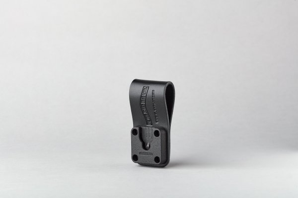 Klick Fast Dock on Leather Belt Loop that Sits 50mm below Belt Level - Peter Jones