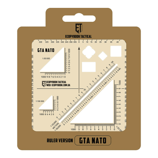 Zoom bild av M-Tac Ecopybook Tactical Ruler GTA Nato Blue Border