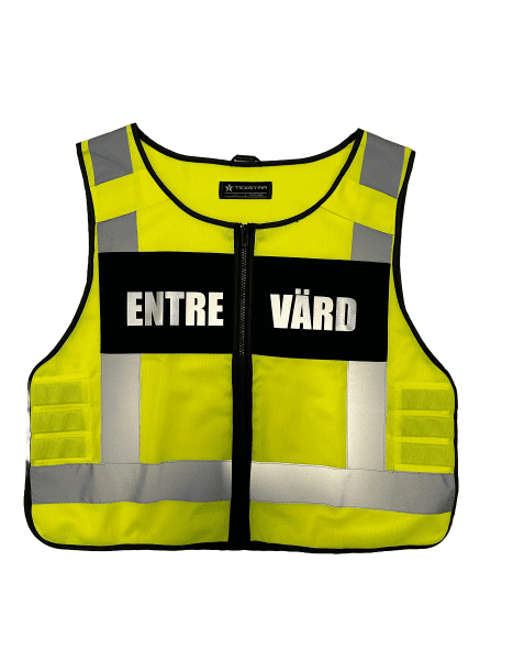 Zoom bild av Texstar VV02 Entrévärd reflexväst – gul slimmad