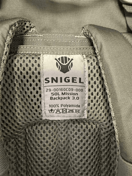 Zoom bild av Snigel 50L Mission Backpack 3.0 FM Grå