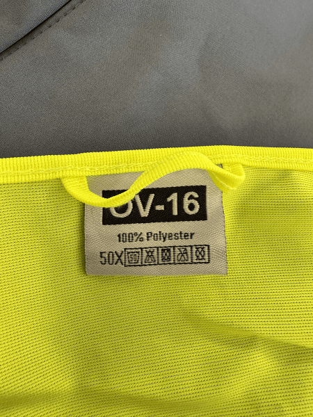 Zoom bild av Gulins Ordningsvakt Varselväst Kort -16