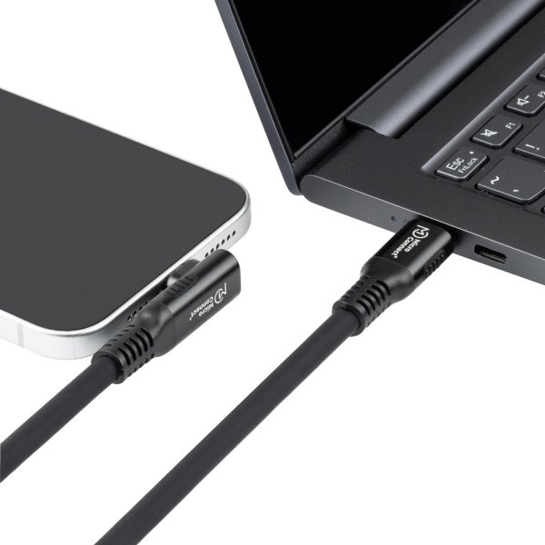 Zoom bild av Premium Angled USB-C liquid - MicroConnect 