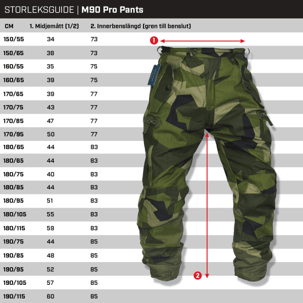 Zoom bild av M90 PRO Byxa