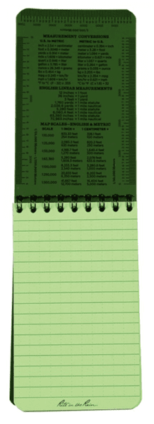 Zoom bild av Rite In The Rain Pocket Top-Spiral 7,5X12,5cm - Grön