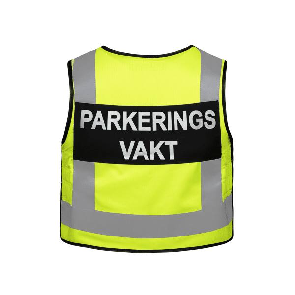 Zoom bild av Texstar VV02 Parkeringsvakt Reflexväst rygg