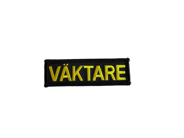 Broderad Patch Väktare - med kardborre