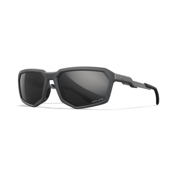 Zoom bild av WileyX RECON CAPTIVATE Polarized Black Mirror Lenses Matte Black Frame