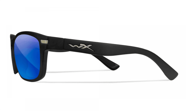 Zoom bild av WileyX HELIX CAPTIVATE Polarized Blue Mirror Lenses Matte Black Frame