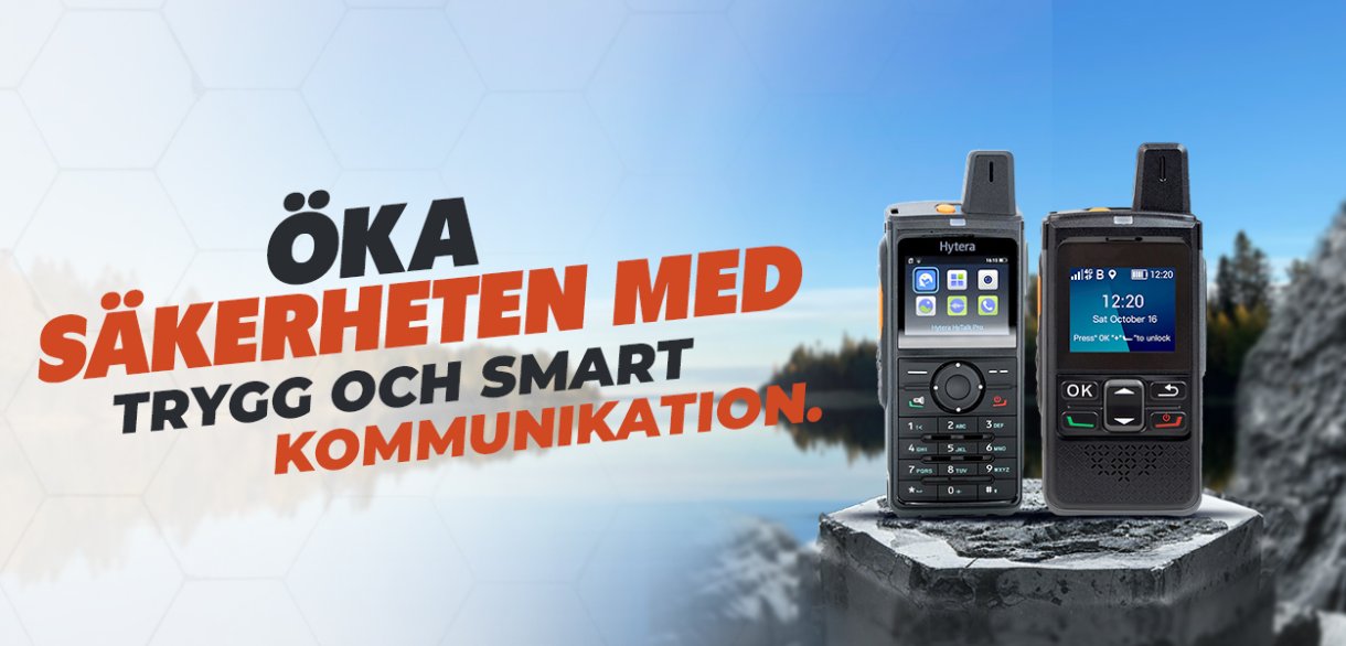 Hytera PNC360S med ORBIGO PoC