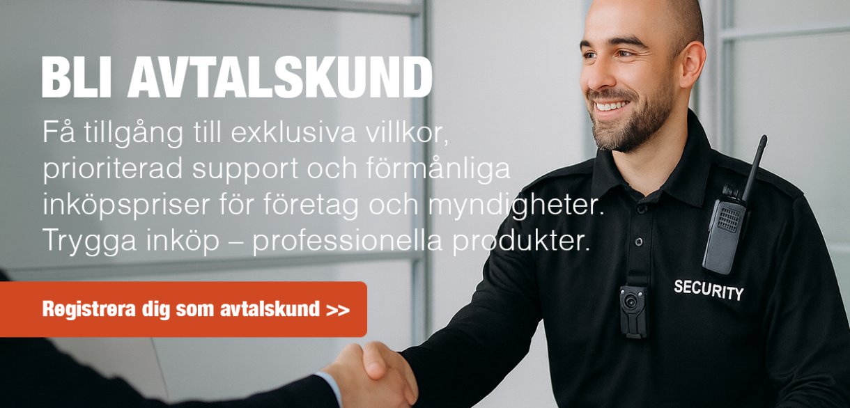 Kläder och utrustning för Väktare med snabb leverans